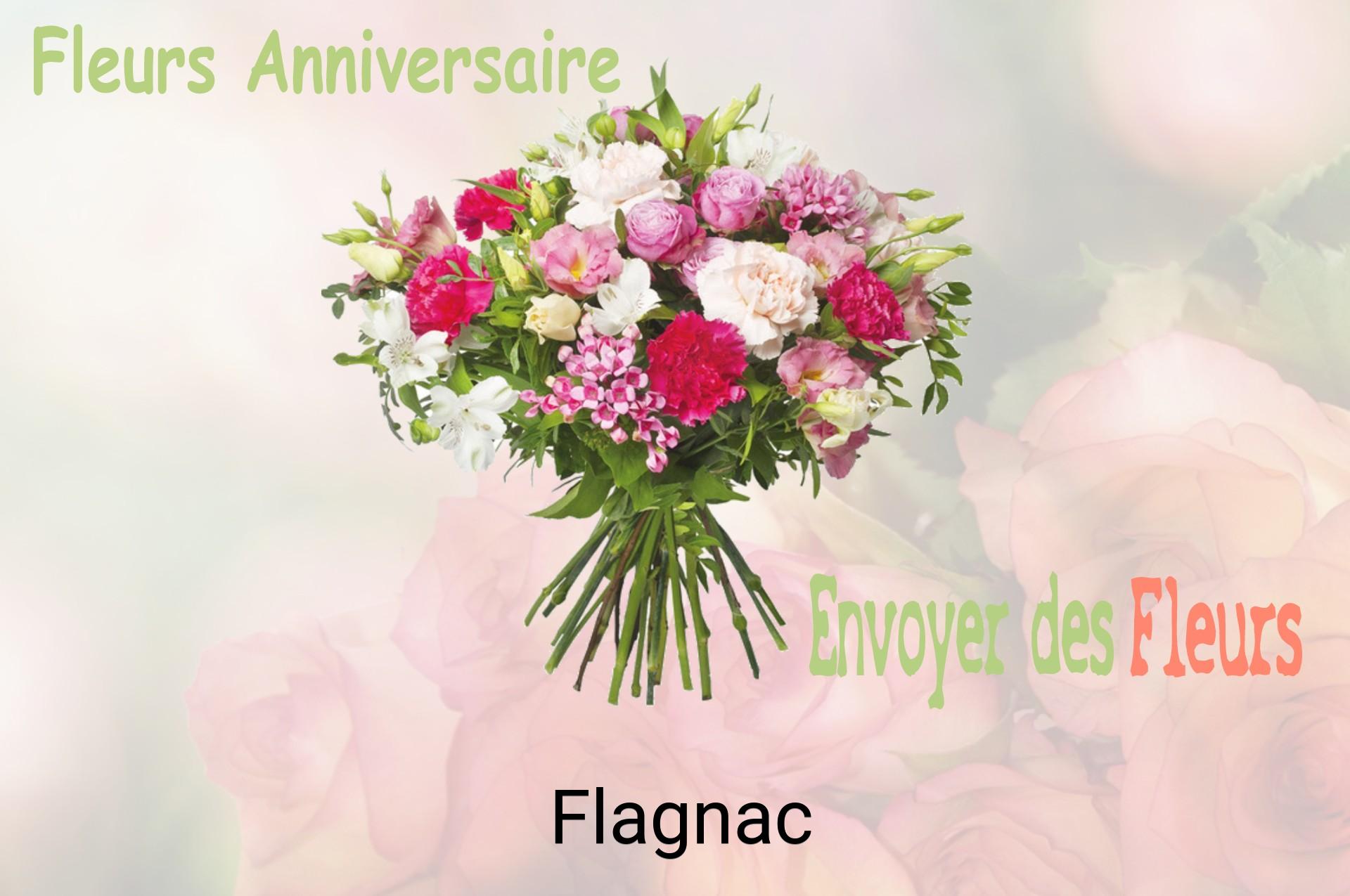 Bouquet de fleurs d’anniversaire livré à Flagnac